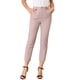 thumbnail image 1 of INSPIRE CHIC Pantalones de tobillo de trabajo de oficina trasera elásticos de cintura alta a cuadros de mujer Rosa XS, 1 of 6