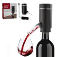 thumbnail image 1 of ZHAOCHENG Nueva actualización de vertedor de vino, aireador de vino eléctrico, decantador de vino One Touch con soporte, aireador de vino inteligente y dispensador con USB recargable para viajes, hoga, 1 of 5