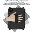 thumbnail image 4 of Dteck Case for iPad Pro 11-inch 3rd Generation/Pro 11" 2020/2018,Shockproof EVA Hybrid Hand Pull 360 Rotatable Kickstand Cover for iPad Air 4th Gen 10.9" with Adjustable Shoulder Strap,Black, 4 of 6