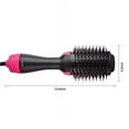 thumbnail image 5 of One Step Hair Dryer & Volumizer, Hot Air Brush Negative Ion Generator Hair Straightener Curler Brush for All Hairstyle (1000W 110V) - Black, 5 of 9