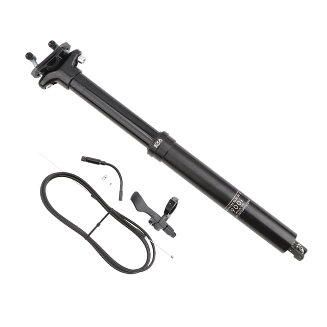 de sillín con cuentagotas de aleación de aluminio, de sillín de , enrutamiento de cables interno, telemando con cuenta 309x395 mm DYNWAVEMX Tija de sillín ajustable para bicicleta