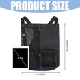 thumbnail image 4 of Mesh Bag Beach Backpack, Swimming Bags for Swimmers,Waterproof Mesh Drawstring Bag for Women Men, Large Swim Bag Accessories for Swimming Gear, Gym Bags - black, 4 of 5