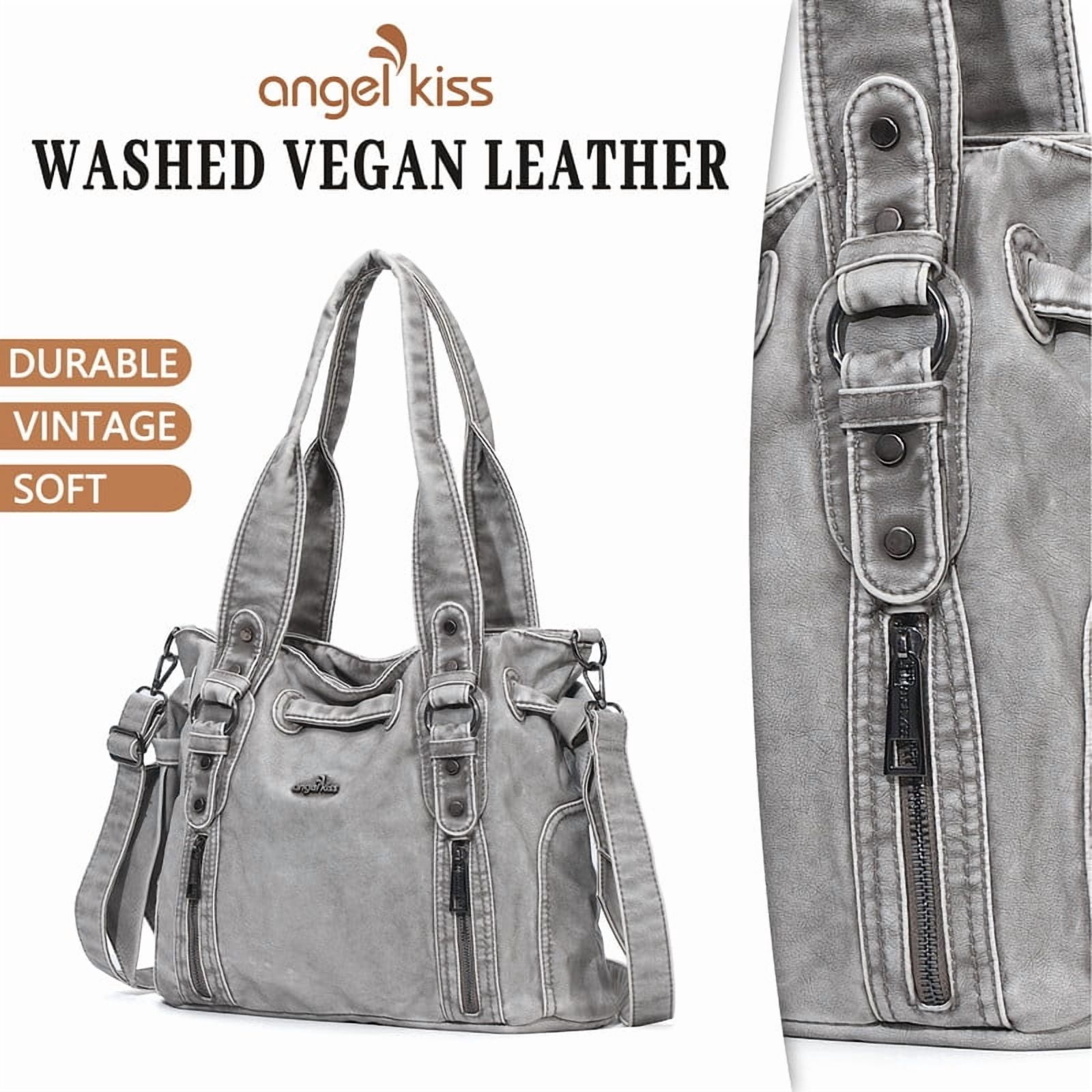 Angel Kiss Purses for Women Vegan Leather wallet and Handbags Crossbody Purses Hobo Purses Tote Satchel Handbags