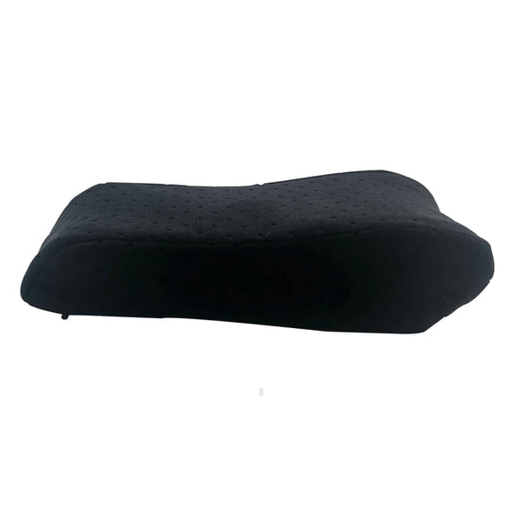 Ergonomic Armrest Cushions Comfort Memory Foam Washable Velvet Arm Rest Pillow Black