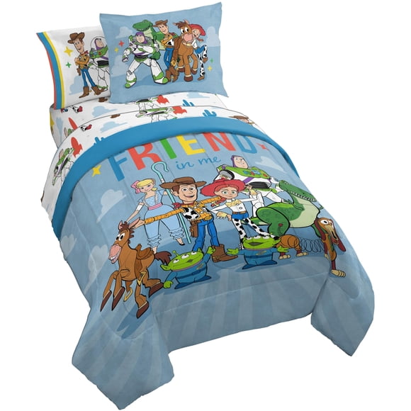 Juego de ropa de cama Jay Franco Toy Story 7 piezas tamaño completo azul