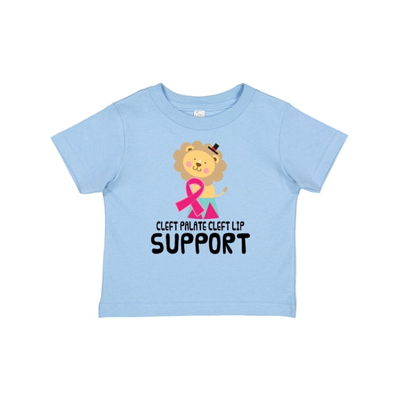 Inktastic Cleft Palate Cleft Lip Support lion Boys or Girls Baby T-Shirt