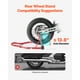 thumbnail image 4 of VEVOR Elevador de soporte para motocicleta de 850 lb con rueda trasera y brazo basculante Paddock rojo, 4 of 9