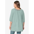 thumbnail image 2 of Ellos Women's Crochet Trim Tunic Tunic, 2 of 3