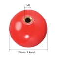 thumbnail image 2 of Unique Bargains Joystick Rocker Balle Poignée Ronde Tête Arcade Jeu de Combat Pièces de Rechange Rouge, 2 of 3