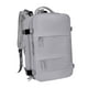 thumbnail image 4 of Mochila de viaje Bolsa de lona Adultos Mochila para computadora portátil para aviones Viajes de negocios Gris, 4 of 8