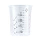 thumbnail image 4 of EeaseMX Vaso medidor desechable de plástico transparente para pintura, 5 unidades, 600 ml, con escala impresa., 4 of 7