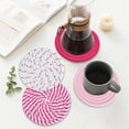 thumbnail image 6 of SHIMELE Woven Round Placemats, Thermal Insulation Coasters for Dining Table, Durable Cotton Table Mats, Kitchen Hot Pads, 4-Pack Set, 6 of 6