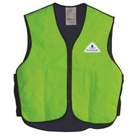 Hyperkewl Evaporative Sport Cooling Vest, Hi-Viz Lime,