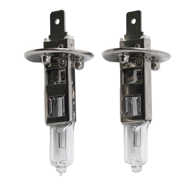 Lefu 2 Pcs H1 100W 12V Ampoules de Phares Halogènes Ampoules de Phares Antibrouillard