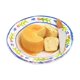 thumbnail image 1 of Tarta de queso en miniatura para casa de muñecas (escala 1:12) con plato floral. Decoración de vajilla en miniatura., 1 of 6