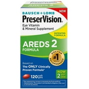PreserVision AREDS 2 Vitamin & Mineral Supplement, Soft Gels 120 ea (Pack of 4)