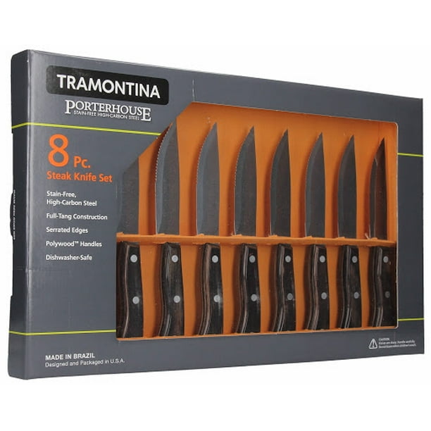 Tramontina 8Piece Porterhouse Steak Knife Set