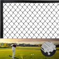 thumbnail image 1 of Red de barrera de golf ASENVER, negra, de alto impacto, 3 x 2 m, 1 of 7