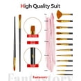 thumbnail image 4 of Fantastory Acrylic Paint Set 36 Colors(2oz/60ml) w/ 12 Brushes, Pro Craft Thick Paint Kits., 4 of 12