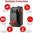 thumbnail image 2 of 4.0Ah Lithium Replacement Battery Compatible with Black and Decker 20V Max LBXR20 LBX20 LBX4020, Extended Runtime for Cordless Power Tools - 2 Packs (Non-OEM), 2 of 4