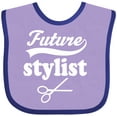 thumbnail image 3 of Inktastic Future Stylist Childs Occupation Boys or Girls Baby Bib, 3 of 4