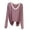 Purple, variant on Ltctricy Long Sleeve Pajama Tops for Women Casual V Neck Sleepwear Summer Fall Loose Fit Comfy Lounge Shirts