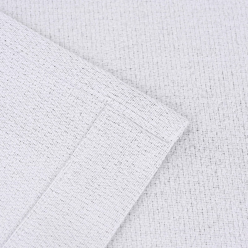 Superior Nyan 100% Blackout Curtains Set of 2, Grommet Header Curtain Panel Pair, Platinum, 52"W x 84"L