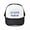 Black/White, variant on - East Hampton New York - Adjustable Unisex Printed Trucker Hat with Mesh Back