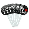 thumbnail image 1 of Kiss the Cook Cupcake Picks Toppers Decoration Set of 6, 1 of 6