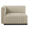 thumbnail image 5 of Modway Conjure Channel Tufted Upholstered Fabric Left-Arm Chair, 5 of 6