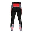 thumbnail image 5 of AJGRHE Men's Fitness Sweatpants Running Training Athletic Breathable Gym Pants Compression Pants Men UV Blocking Running Tights Gym Yoga Leggings for Athletic Workout Red L, 5 of 5