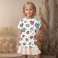 thumbnail image 4 of T-Shirt à Manches Courtes pour Enfants, Design Col Rond avec Imprimé Graphique Coloré, Mélange Polyester-Spandex Doux, Port Toutes Saisons, Lavage à la Main Uniquement, pour Garçons et Filles de 3 à 14 Ans, 4 of 8