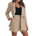 thumbnail image 2 of Abomasnow Blazer Sets Women 2 Piece Outfits Business Casual Outfits 2025 Dressy Casual Pant Suits Plus Size Wide Pants Suit Set, 2 of 9