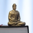 thumbnail image 3 of Small Handmade Shakyamuni Buddha Figurine, Brass, Meditation, Spiritual Wisdom, 3 of 6