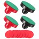thumbnail image 1 of 16 discos de repuesto de 76 mm para hockey de aire, para mesas de juego, kit de porteros, accesorios para hockey de aire (rojo, azul oscuro)., 1 of 8