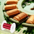thumbnail image 4 of 28 AWG Magnet Wire, 2 oz Magnetic Coil Wire, 155C(311F), Red,White, 4 of 5