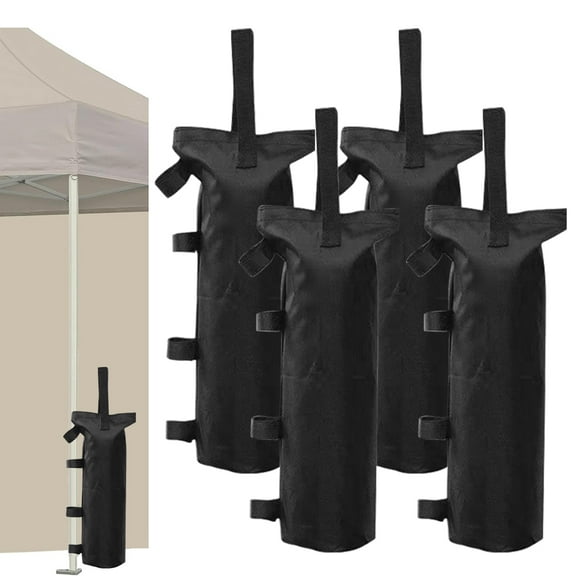 Eyotto 4 Pack Canopy Weights Sand Bags, High-Capacity 22lbs per Bag, Durable for Pop Up Canopy Tents, Outdoor Instant Sun Shelters, Patio Umbrellas, Set of 4, Sand Not Included