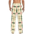 thumbnail image 4 of FORMRS Mens Pajama Pants with Pockets Sleepwear Lounge Bottoms Sizes S-2XL, Retro Green Stars, 4 of 7