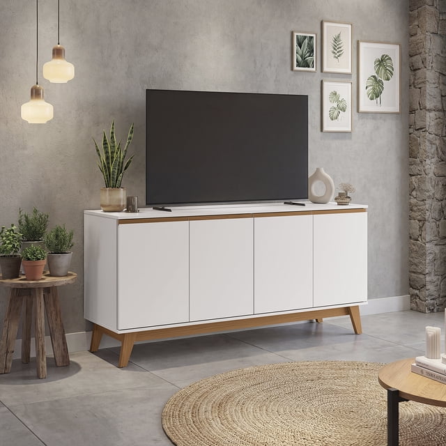 Bufetero Kappesberg Blanco 156 cm con 4 Puertas
