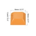 thumbnail image 2 of Unique Bargains 1U Blank Keycaps, 5 Pack Universal PBT Keyboard Replacement Accessories for MX Mechanical Keyboard, Orange, 2 of 6
