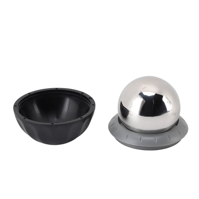 Bola de Rodillo de Masaje frío Crialesfera, llenado de líquido de 10.3 cm de acero inoxidable bola de masaje frío para atletas para la espalda