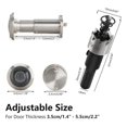 thumbnail image 3 of 220-Degree Solid Brass Peep Holes for Door with 16mm Drill Bit, 0.63 Inch Door Peephole with Privacy, B, 3 of 5