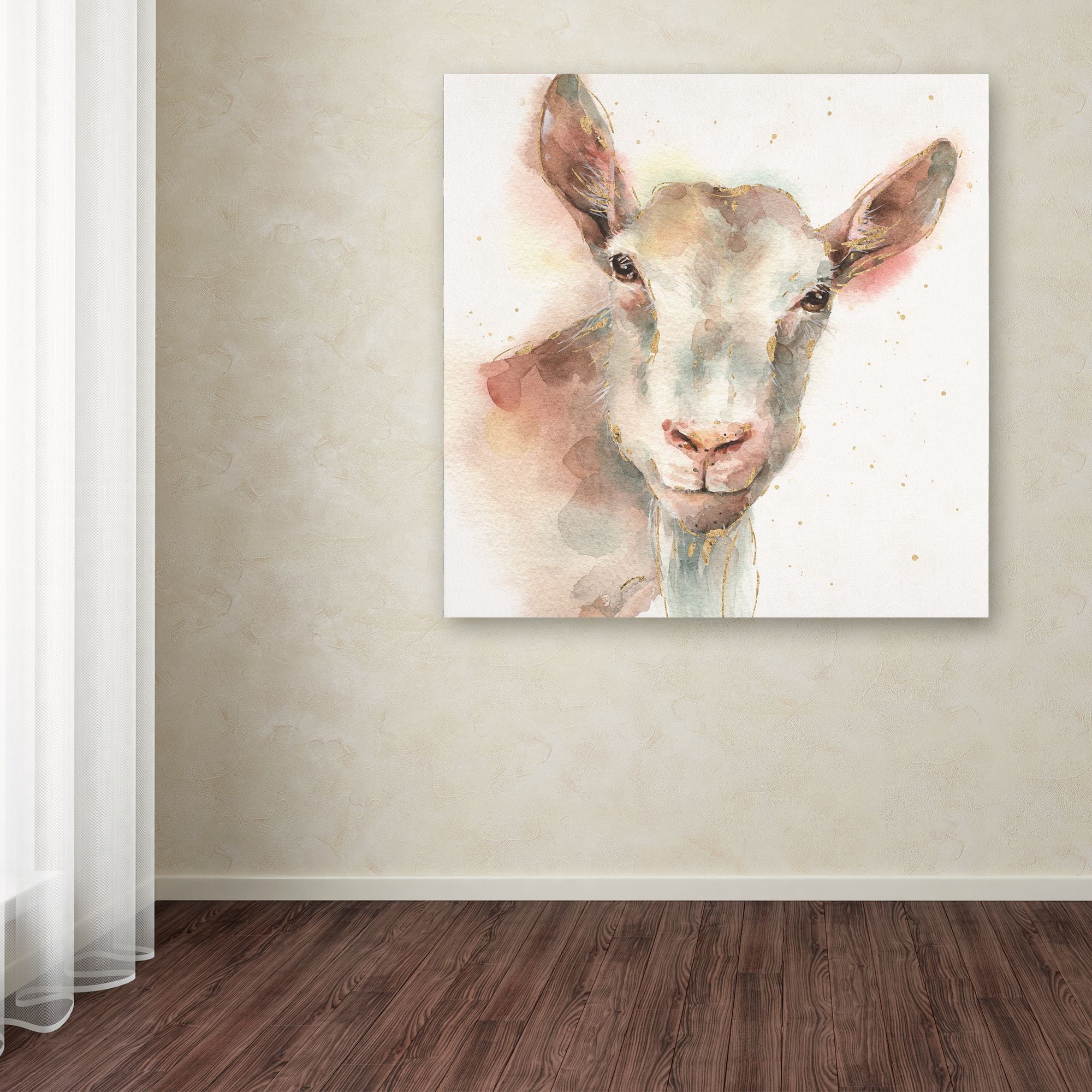 Trademark Fine Art 'Farm Friends I' Canvas Art by Lisa Audit