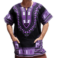 thumbnail image 1 of Men's Plus Size African Dashiki Print Ethnic Top Traditional Tribal Pattern Short Sleeve Oversized Casual Shirt, 1 of 5
