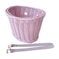 thumbnail image 2 of Cesta DE bicicleta para niños Zulema Accesorios desmontables Cesta tejida Morado 20x16x15cm, 2 of 8