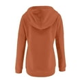 thumbnail image 4 of WZXFASHION Chandail à Manches Longues pour Femmes, Couleur Unie, Mode Décontractée, avec Boutons et Poche, Rabais de 50 % Liquidation, Chandail à Enfiler, 4 of 6