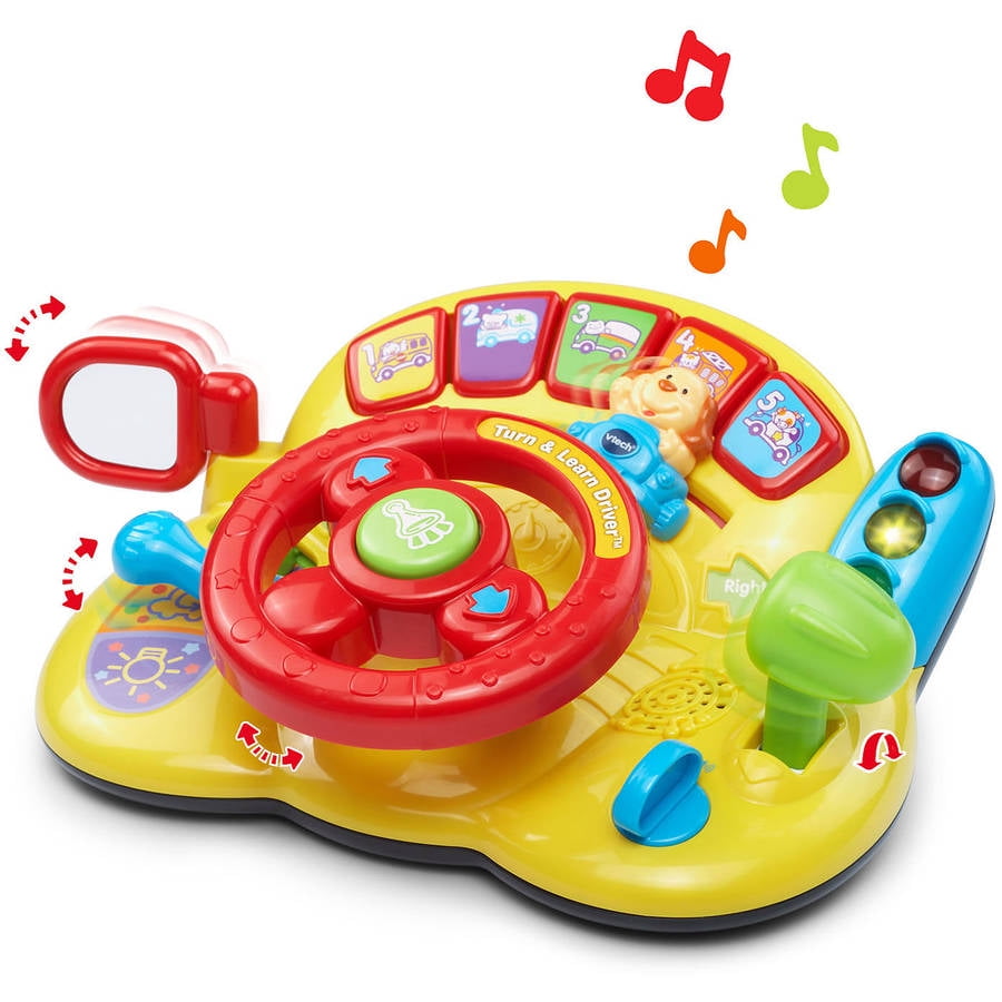 Kids Driving Toy Steering Wheel Play Vtech Turn And Learn Driver Kids Driving Toy Steering Wheel Play Vtech Turn And Learn Driver Baby Learning