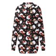 thumbnail image 4 of Christmas Dresses for Women Casual Mini Printed Pullover Sweatshirts Dress with Pockets Christmas Gifts for Women, 4 of 6