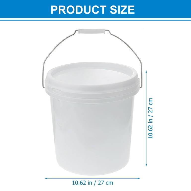 White pail 2024 with lid
