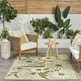thumbnail image 3 of Nourison Aloha Nature Indoor/Outdoor Ivory Green 6' x 9' Area Rug (6x9), 3 of 10